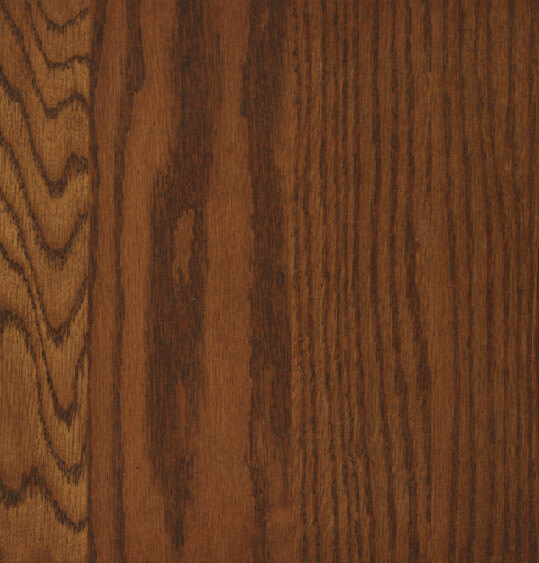 Teak on Red Oak
