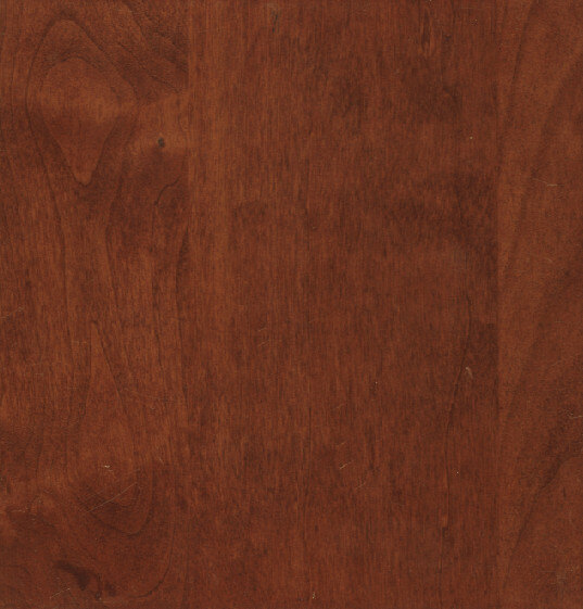 Warm Cherry on Alder