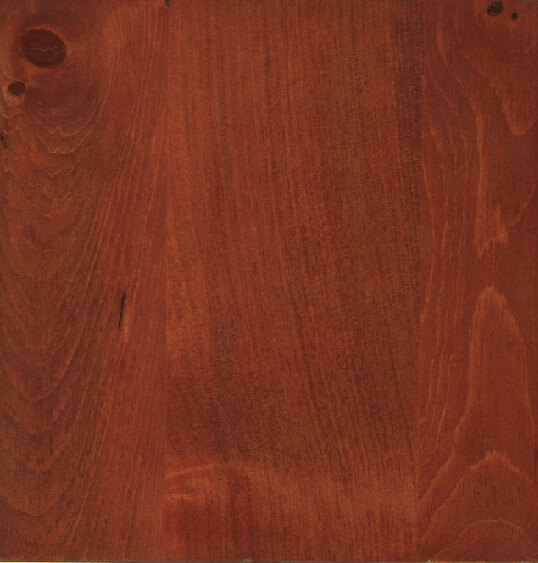 Warm Cherry on Knotty Pine