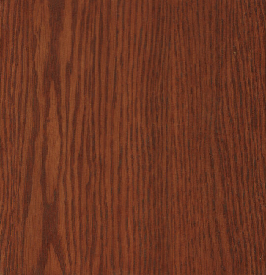 Warm Cherry on Red Oak